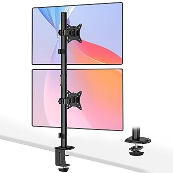 Amazon.co.jp: WORLDLIFT モニターアーム 上下2画面 縦 デュアル